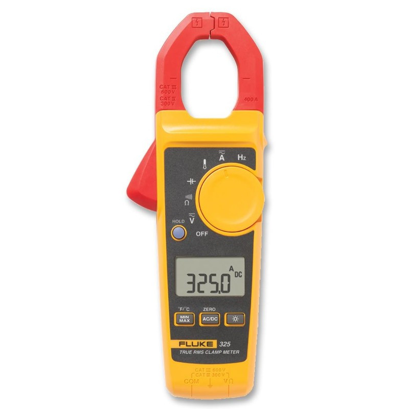 FLUKE 325 -  Clamp Meter, True RMS, 400 A AC, 600 V DC