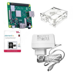 Raspberry Pi 3 Model A+  512Mb RAM Pi Basic Kit, with Noobs