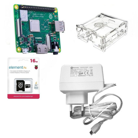 Raspberry Pi 3 Model A+  512Mb RAM Pi Basic Kit, with Noobs