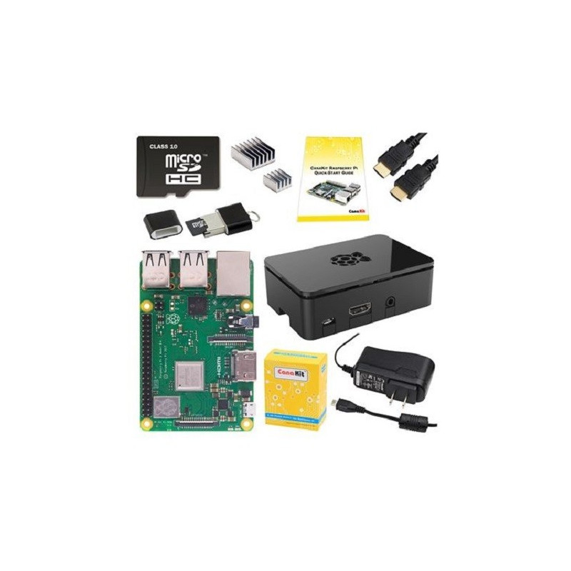 Canakit (PI3P-STR32-C4-BLK) Raspberry Pi 3 Model B+ Starter Kit - 32 GB