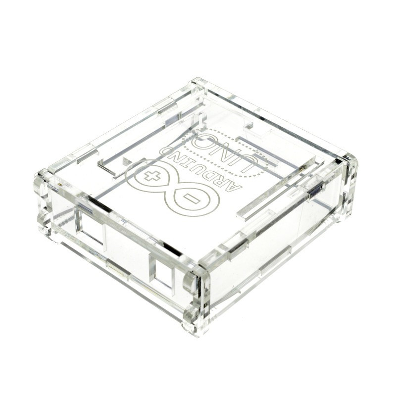 Arduino UNO R3 Acrylic Enclosure Case in Clear