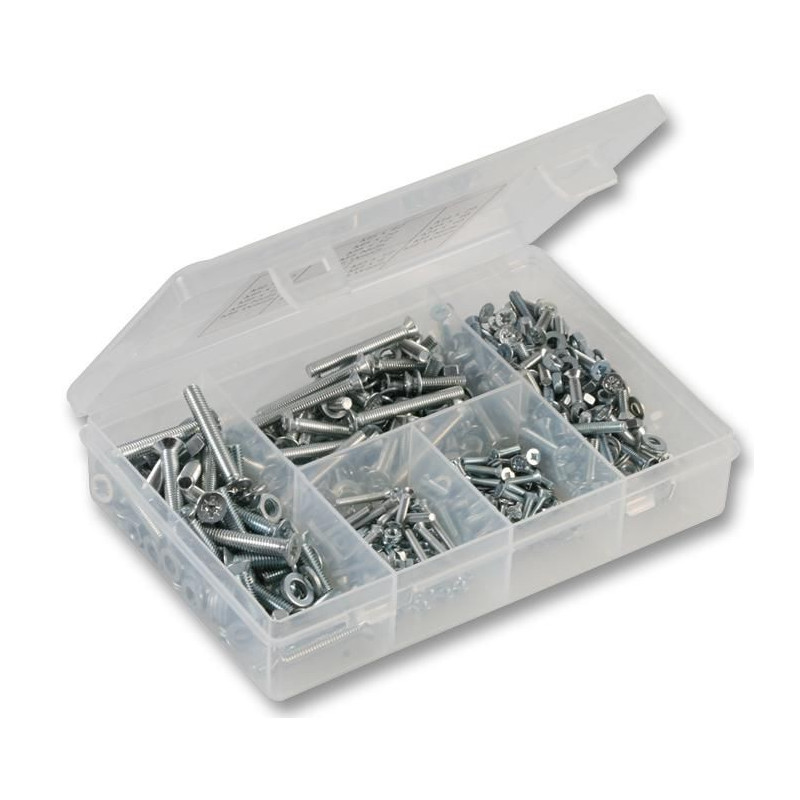 Duratool (D01615) Set Screw & Nut Set, Steel, Bright Zinc Plated