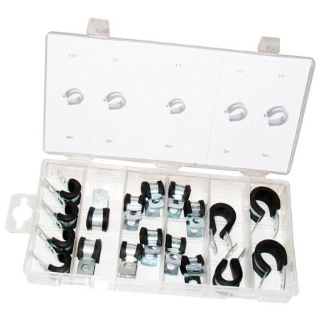 Duratool (D01882) Clamp Set, Steel with Rubber Insert