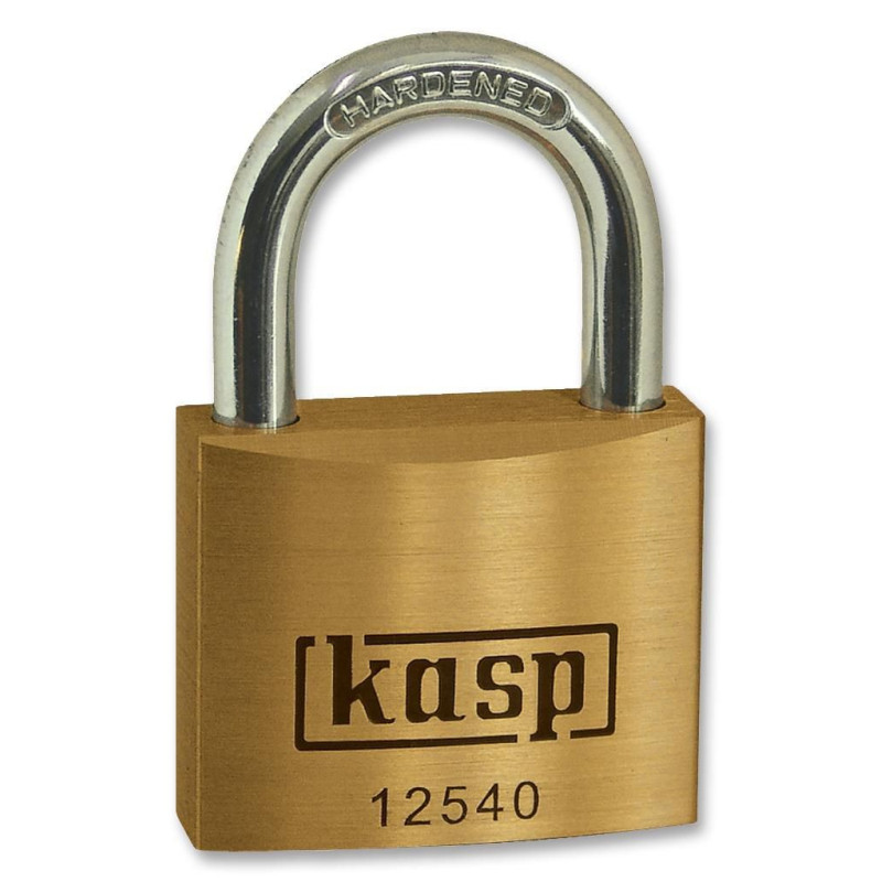 Kasp Security (K12540D) Padlock, Premium Brass, 40mm