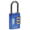 Kasp Security (K10530BLUD) Padlock, Combination, Aluminium, 30mm, Blue