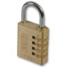 Kasp Security (K11040D) Padlock, Combination, Brass, 40mm