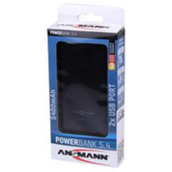 Ansmann 1700-0068 Battery, Powerbank, 20.8 AH, 2.5A, 2 Port, USB