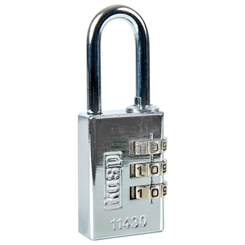 Kasp Security (K11430D) Marine Combo Padlock, Brass/SS, 30mm