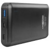 Battery Pack, Rechargeable, USB, Type C, 15000 mAh, Black