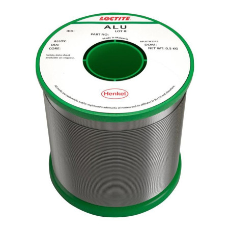 Loctite (ALU 45D 4C 0.9MM S 500G) Solder Wire, ALUSOL, 500g