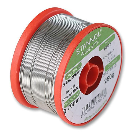 Stannol (HF32 3500 0,7MM 250G) Solder Wire, 304 Flux, 250g