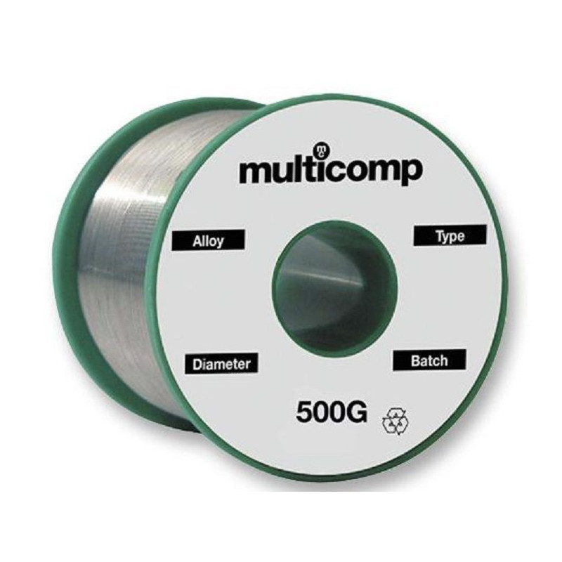 Multicomp Pro (509-0672) Solder Wire, Lead Free, 0.5mm Diameter, 250g