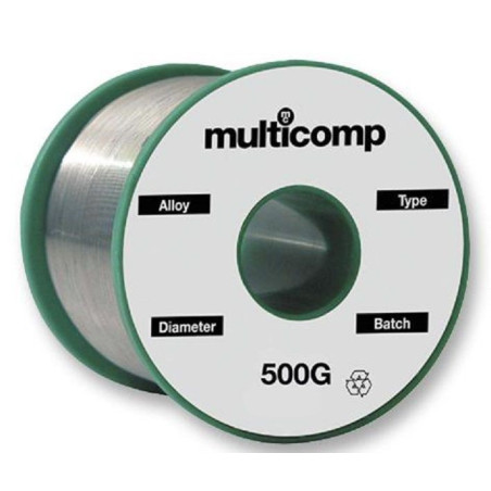 Multicomp Pro (509-0672) Solder Wire, Lead Free, 0.5mm Diameter, 250g