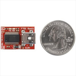 FTDI Basic Serial to UART Interface Converter 3.3V, SparkFun Electronics