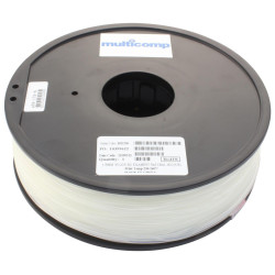 3D Printer Filament, Nylon, 1.75 mm, Natural, 260 °C Melting Temp