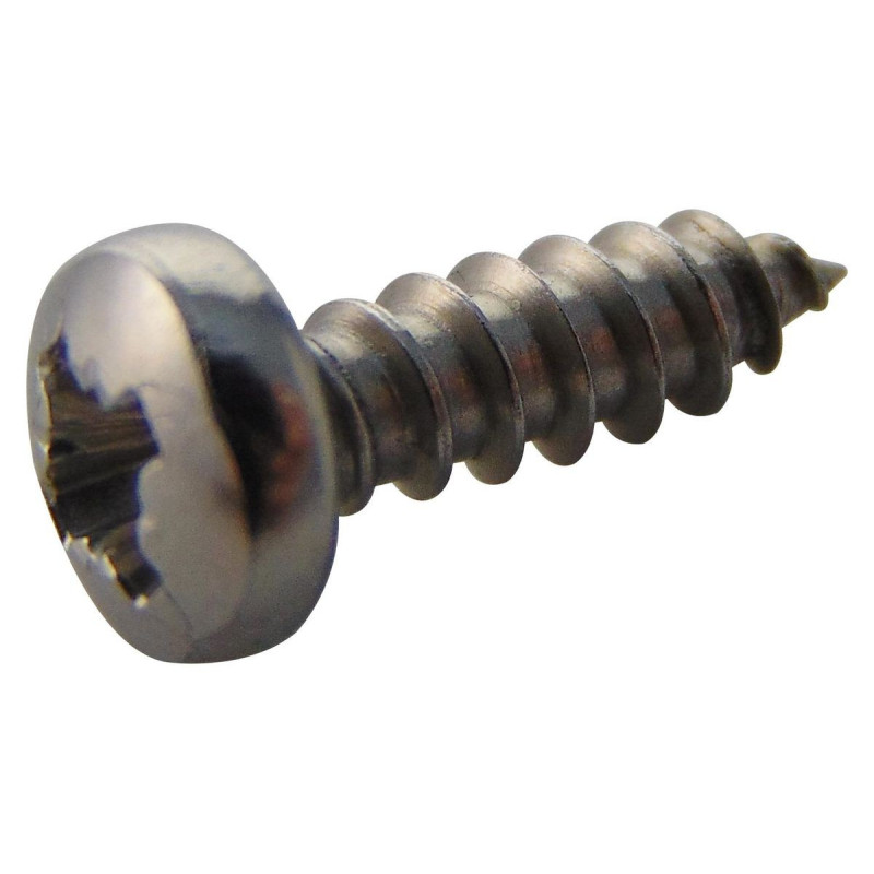 TR Fastenings (N40.375 PRA2ABS100-) Screw, Self-Tapping, No.4, 9.5 mm