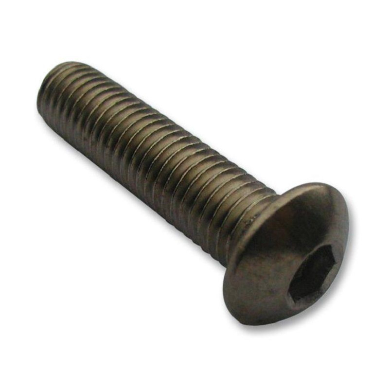 TR Fastenings (M612 BHA2MCS100-) Socket Screw, Button Head Hex Socket