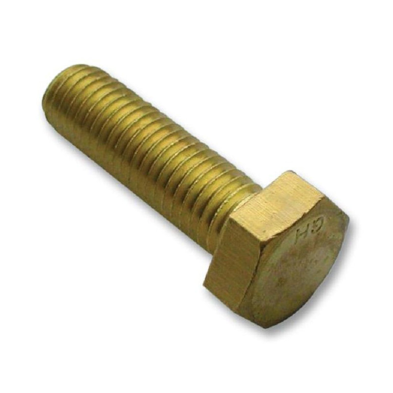 TR Fastenings (M616 HHBRSCS100-) Set Screw, M6, 16 mm, Brass, Hex Head