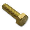 TR Fastenings (M616 HHBRSCS100-) Set Screw, M6, 16 mm, Brass, Hex Head