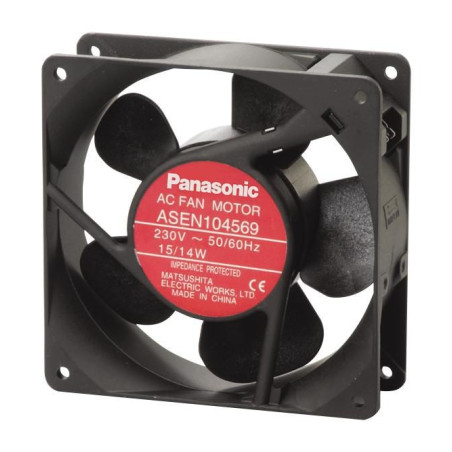 Panasonic (ASEN10416) AC Axial Fan, 230V, Square, 120 mm, 38 mm