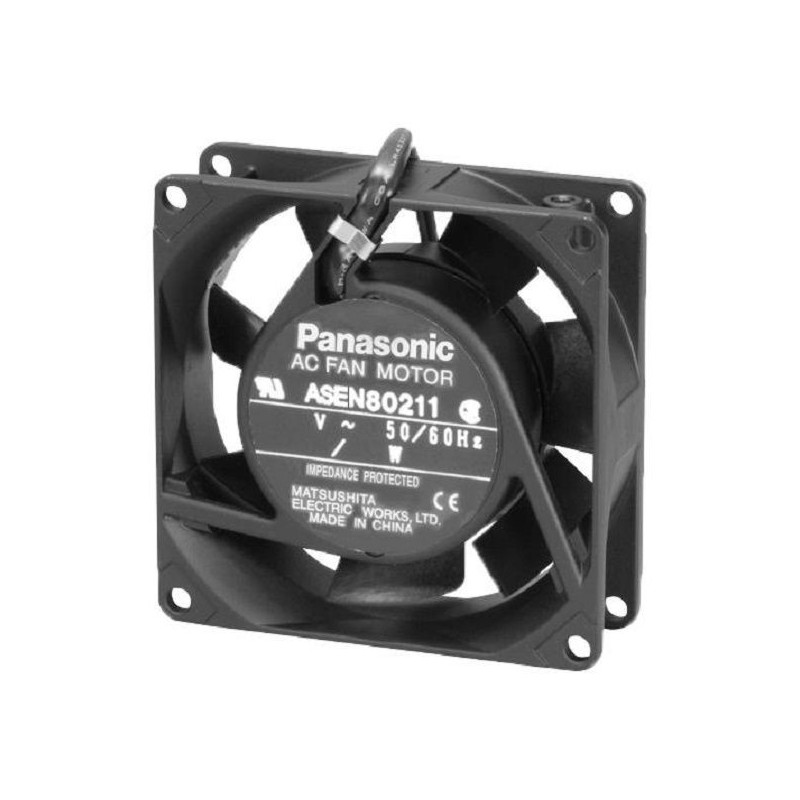 Panasonic (ASEN80216) AC Axial Fan, 230V, Square, 80 mm, 25 mm