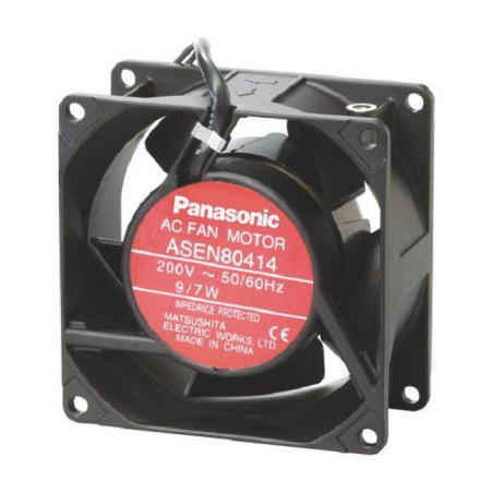 Panasonic (ASEN804549) AC Axial Fan, 200V, Square, 80 mm, 38 mm