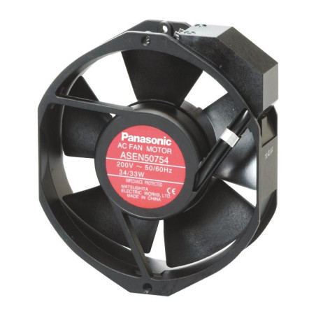 Panasonic (ASEN50751) AC Axial Fan, 100V, Rectangular, Rounded Ends, 172 mm