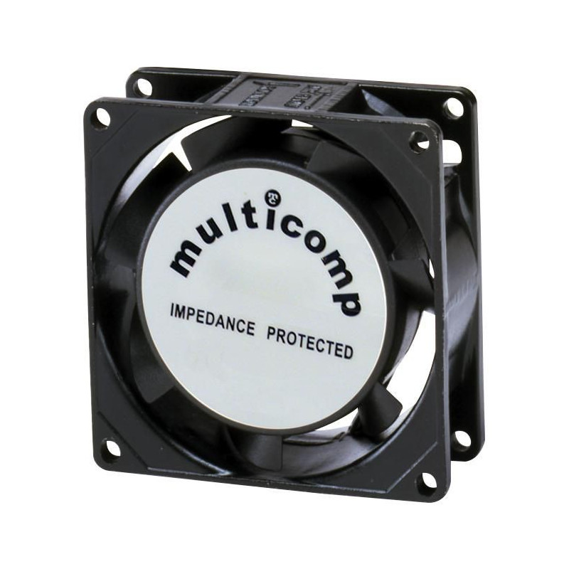 Multicomp Pro (MC19672) AC Axial Fan, 220V to 240V, Square, 91.5 mm