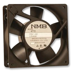 NMB Technologies (4715FS-23T-B50-D00) AC Axial Fan, 230V, Square, 119 mm