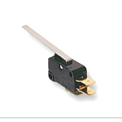 Omron (V-163-1C5) Microswitch, Miniature, Long Lever